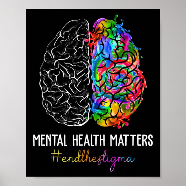 Affiche Mettre Un Terme À La Stigmatisation Des Problèmes  (Devant)