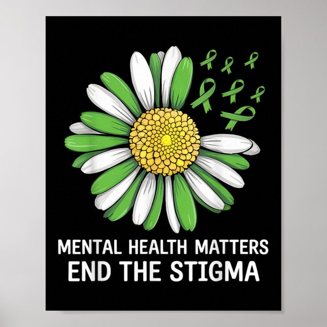 Affiche Mettre un terme à la stigmatisation santé mentale  (Devant)