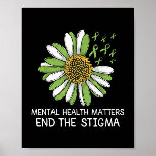 Affiche Mettre un terme à la stigmatisation santé mentale