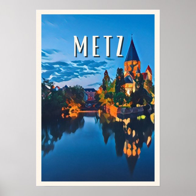 Affiche Metz Photo Vintage (Devant)