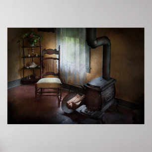 Affiche Meubles - Chaise - Le bonheur est un siège chaud
