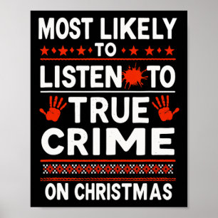 Affiche Meurtre Mystère Podcast Noël - Très Probable
