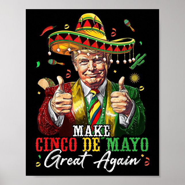 Affiche Mexicain Rendre Fantastique Cinco De Mayo (Devant)