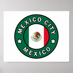 Affiche Mexico City Mexico
