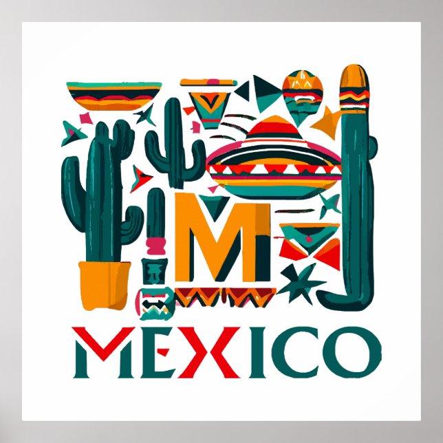 AFFICHE MEXIQUE (Devant)