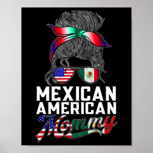 Affiche Mexique American Mommy Mexique Etats-Unis Mexique