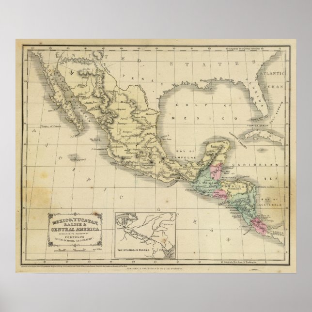 Affiche Mexique, Amérique centrale (Devant)
