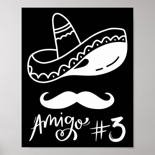Affiche Mexique Amigo #3 Groupe Correspondant Cinco De May (Devant)