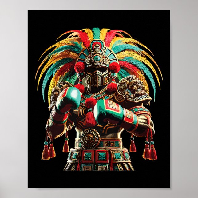 Affiche Mexique Boxe Pride Inka Sports Design (Devant)