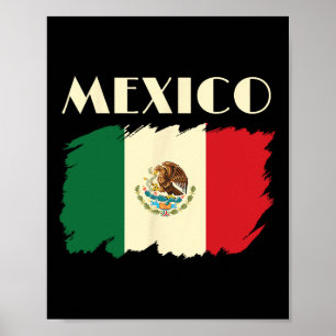 Affiche Mexique Drapeau Mexicain Cinco De Mayo Viva Mexica