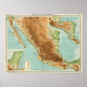 Affiche Mexique et Amérique centrale