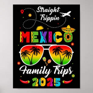 Affiche Mexique Famille vacances Cancun 2025 Trippi droit