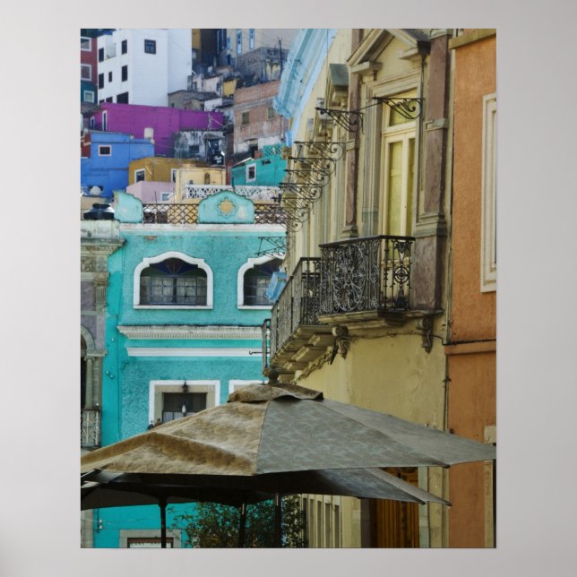 Affiche Mexique, Guanajuato. Assortiment dense de (Devant)
