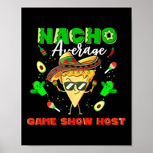 Affiche Mexique Nacho Moyenne Game Show Hôte (Devant)