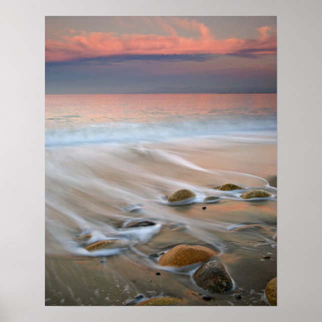 Affiche Mexique, Puerto Vallarta. La baie de Banderas (Devant)