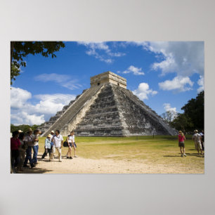 Affiche Mexique, Quintana Roo, près de Cancun, Chichen 4