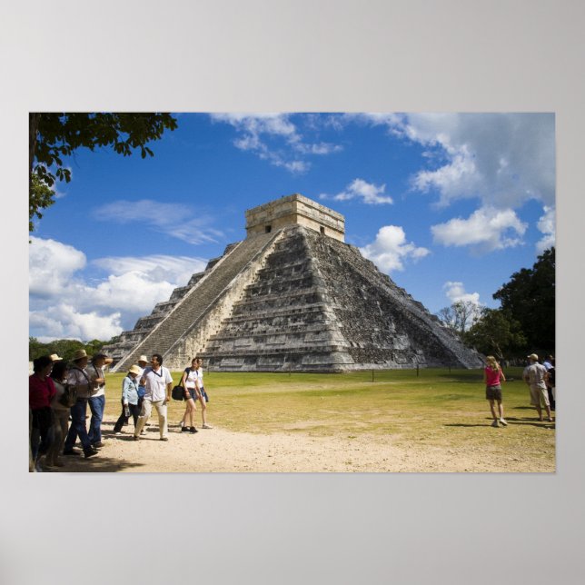 Affiche Mexique, Quintana Roo, près de Cancun, Chichen 4 (Devant)