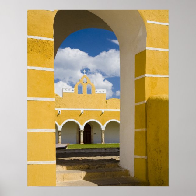 Affiche Mexique, Yucatan, Izamal. Le couvent franciscain 2 (Devant)