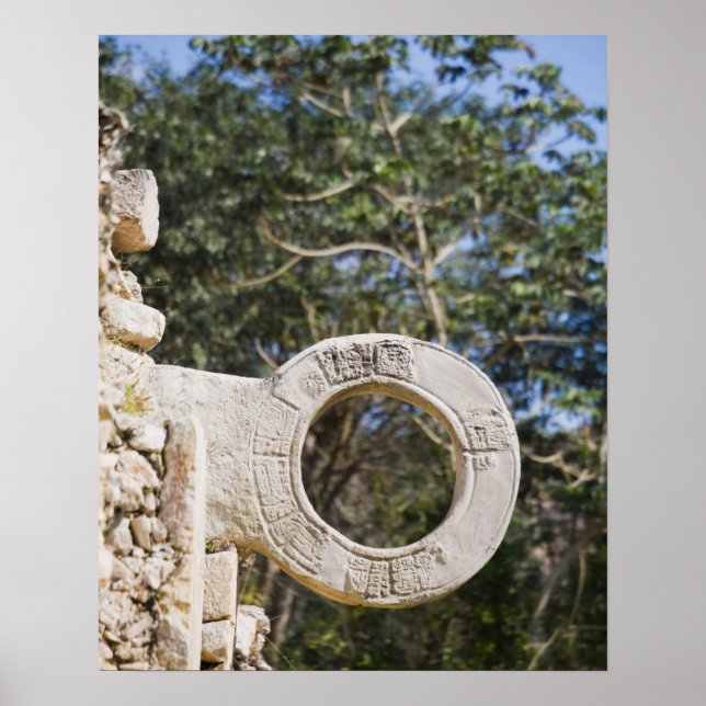 Affiche Mexique, Yucatan, Uxmal. Uxmal, un grand (Devant)