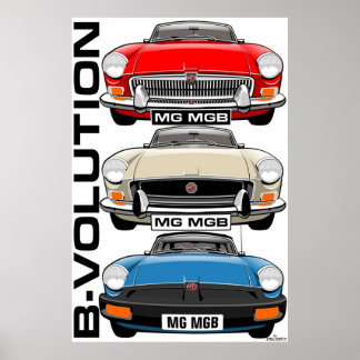 Affiche MG évolution MGB