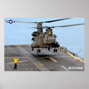 AFFICHE MH-47G CHINOOK