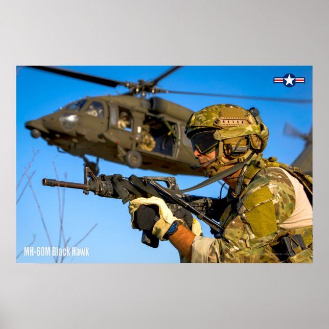 AFFICHE MH-60M BLACK HAWK (Devant)