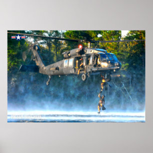 AFFICHE MH-60M BLACKHAWK
