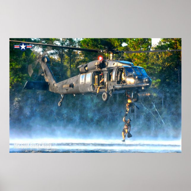 AFFICHE MH-60M BLACKHAWK (Devant)