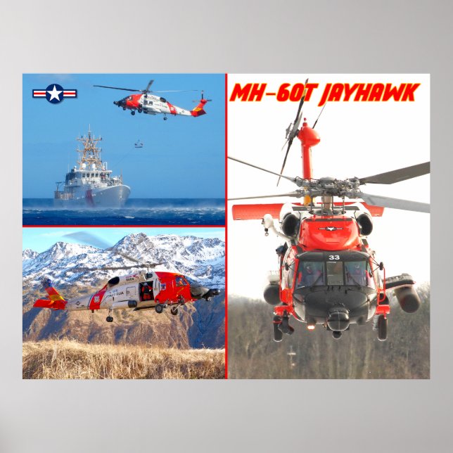 AFFICHE MH-60T JAYHAWK (Devant)