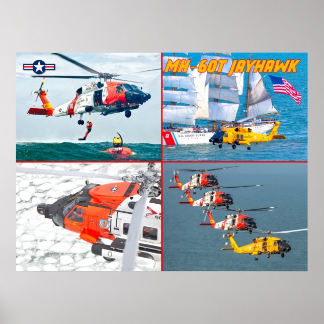 AFFICHE MH-60T JAYHAWK (Devant)
