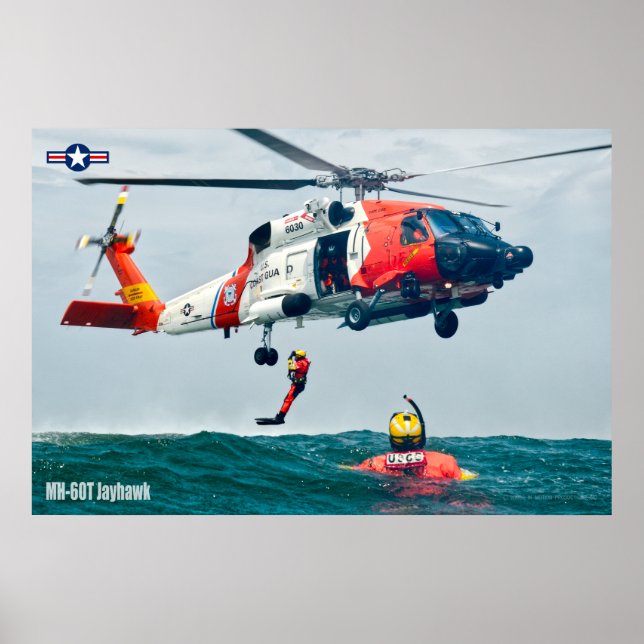 AFFICHE MH-60T JAYHAWK (Devant)