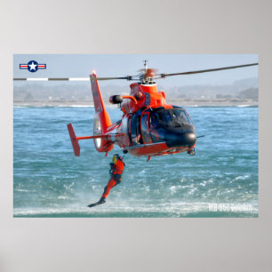 AFFICHE MH-65C DOLPHIN