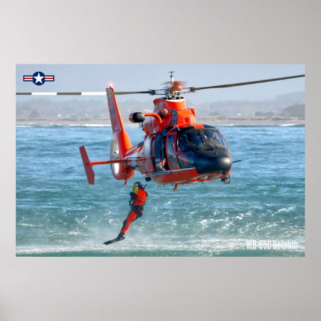 AFFICHE MH-65C DOLPHIN (Devant)