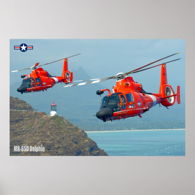 AFFICHE MH-65D DAUPHIN (Devant)
