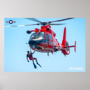 AFFICHE MH-65D DAUPHIN