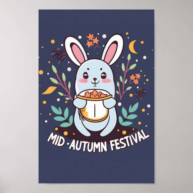 Affiche Mi-automne Festival Rabbit (Devant)