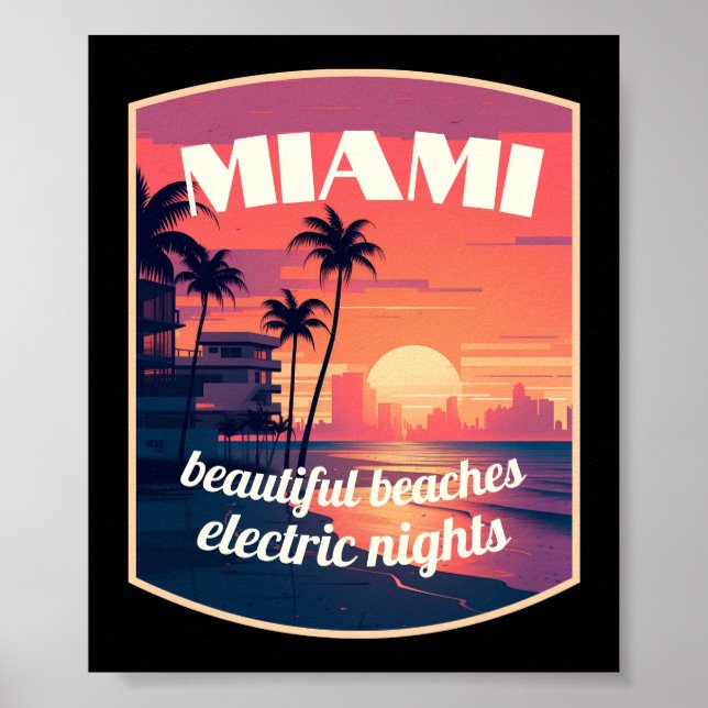 Affiche Miami : belles plages, nuits électriques (Devant)