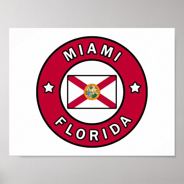 Affiche Miami Floride (Devant)