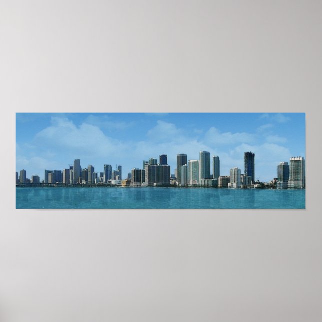 Affiche Miami Skyline (Devant)