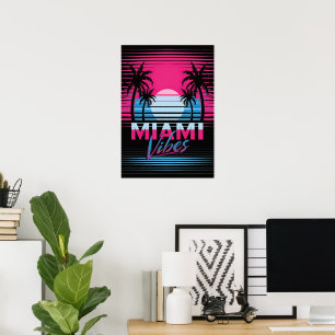 Affiche Miami Vibes