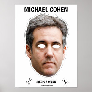 Affiche MICHAEL COHEN Masque Halloween