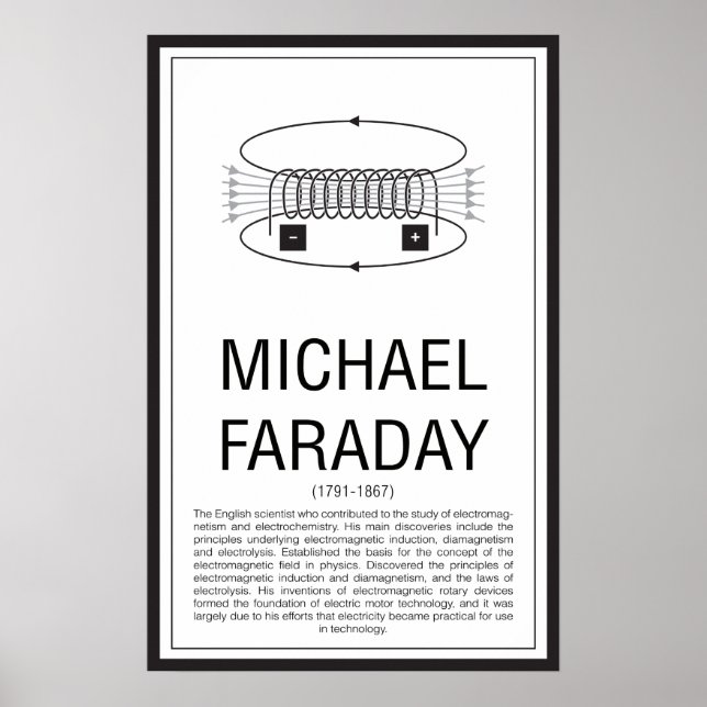Affiche Michael Faraday (Devant)