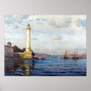 Affiche Michel Zeno Diemer Le Phare Ahırkapı