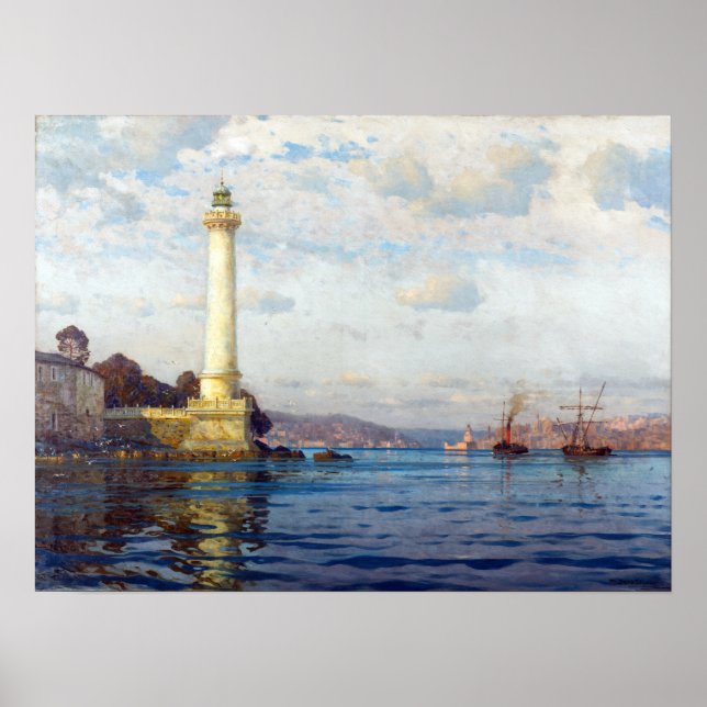 Affiche Michel Zeno Diemer Le Phare Ahırkapı (Devant)