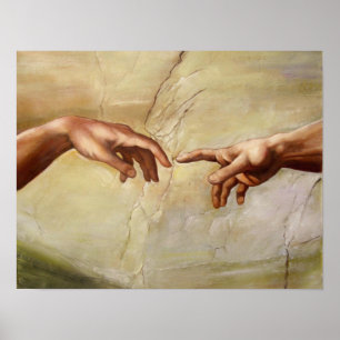 Affiche Michelangelo Création de la chapelle Sixtine d'Ada