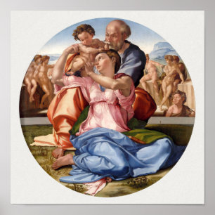 Affiche Michelangelo-Doni Tondo