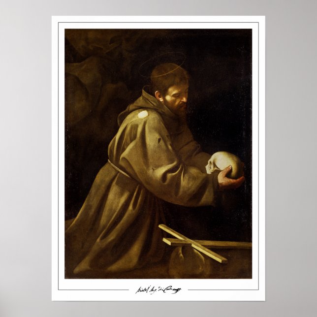 Affiche Michelangelo Merisi da Caravaggio Zedign Art Poste (Devant)