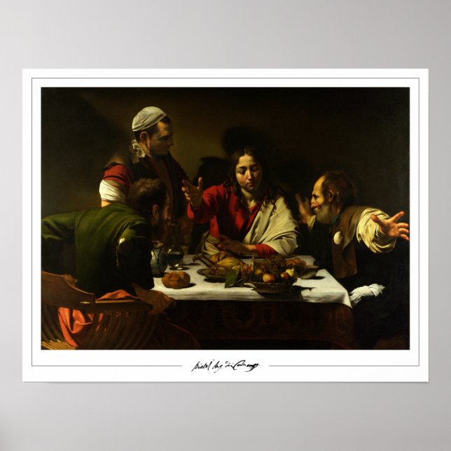 Affiche Michelangelo Merisi da Caravaggio Zedign Art Poste (Devant)