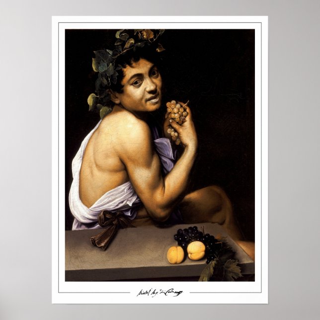 Affiche Michelangelo Merisi da Caravaggio Zedign Art Poste (Devant)