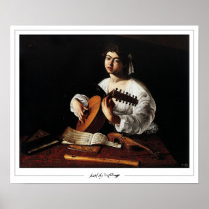 Affiche Michelangelo Merisi da Caravaggio Zedign Art Poste